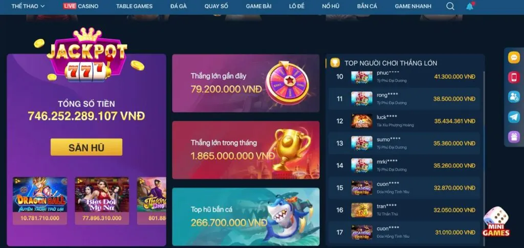 Hoàn trả hàng ngày Slot